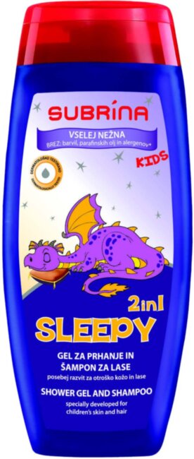 SLEEPY 2 в 1  гель для душу та шампунь 250 мл