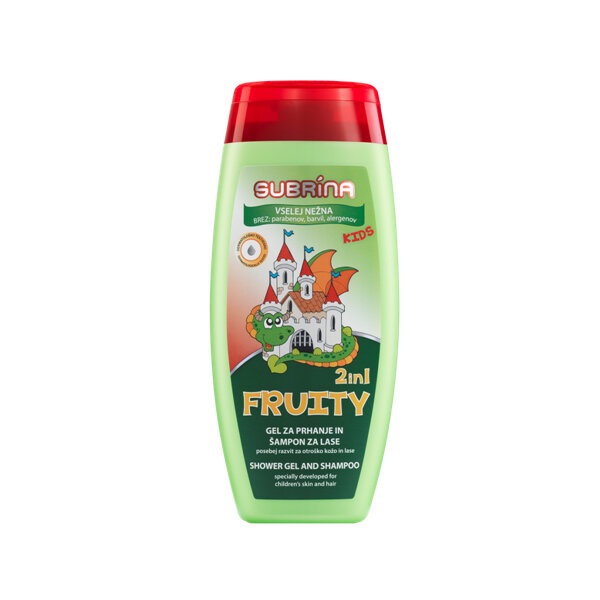 FRUITY 2 в 1 дитячий гель для душу і шампунь 250 мл
