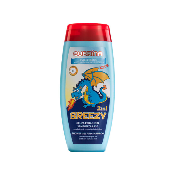 BREEZY 2 в 1 гель для душу і шампунь для хлопчиків 250 мл